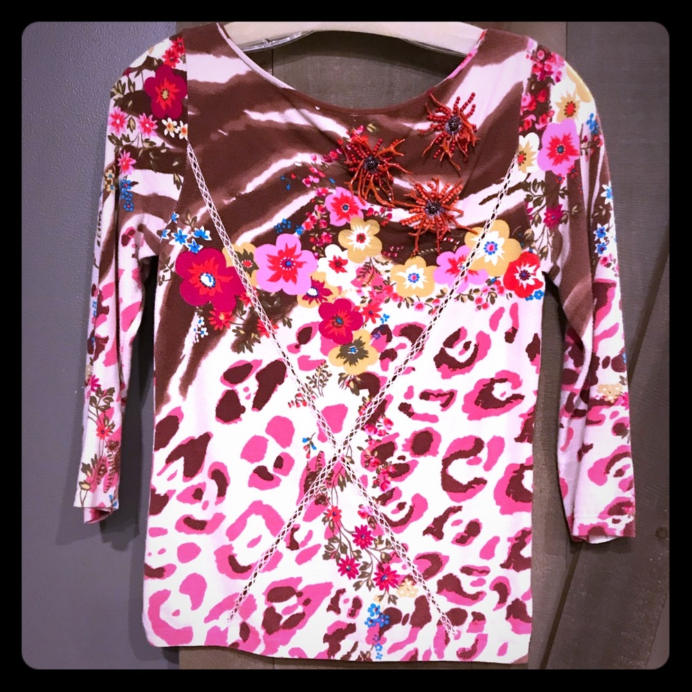 Blumarine top made in Italy.